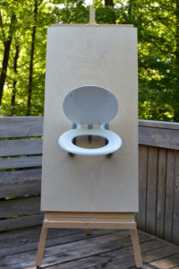 Front view - looking down the throat.